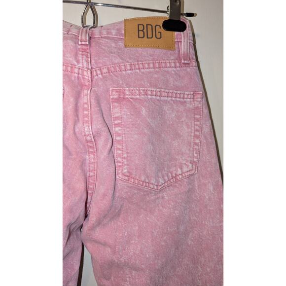 NWT BGD urban outfitters pink jeans high rise Cowboy Jeans Size 24 - Picture 11 of 11
